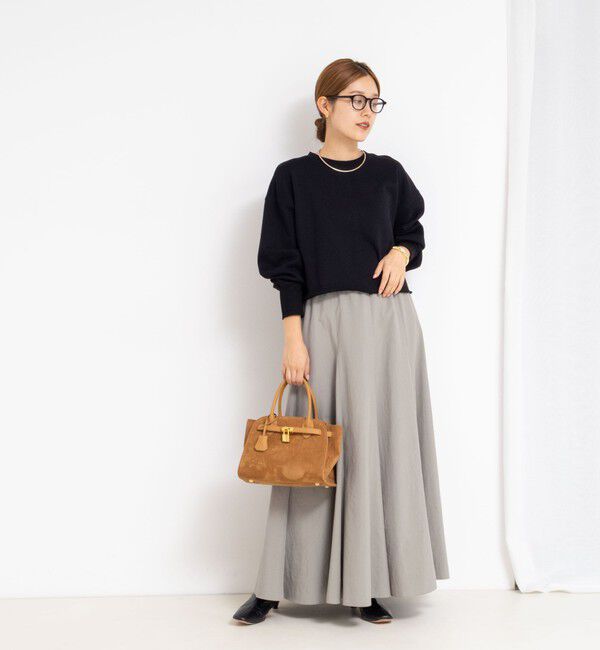 NOLLEY'S「【追加】【WEB＆一部店舗限定色あり】ウォッシャブルヴィンテージタフタマチ入りマキシスカート」|スカート|