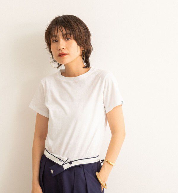 NOLLEY'S「【MAQWEL/マクウェル】MARUDOハーフスリーブTee」|Tシャツ・カットソー|