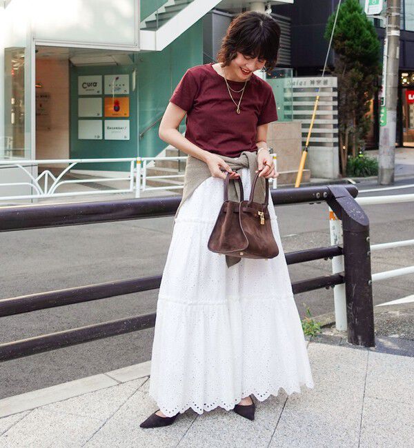 NOLLEY'S「【MAQWEL/マクウェル】MARUDOハーフスリーブTee」|Tシャツ・カットソー|