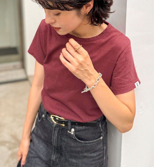 NOLLEY'S「【MAQWEL/マクウェル】MARUDOハーフスリーブTee」|Tシャツ・カットソー|