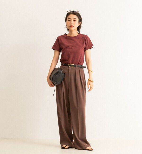 NOLLEY'S「【MAQWEL/マクウェル】MARUDOハーフスリーブTee」|Tシャツ・カットソー|