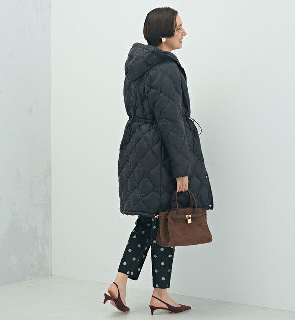 NOLLEY'S「【TAION/タイオン】別注ミドル丈Aラインフードダウン」|ダウン|