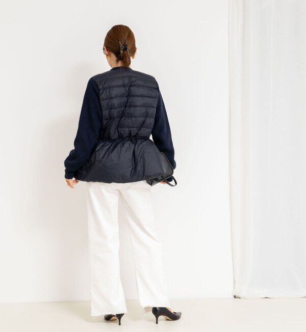 NOLLEY'S「【TAION/タイオン】別注ニットコンビダウンジャケット」|ダウン|