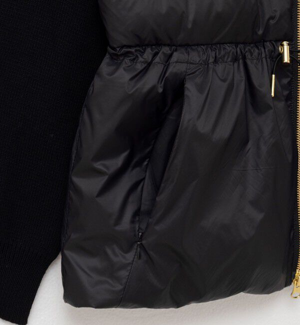 NOLLEY'S「【TAION/タイオン】別注ニットコンビダウンジャケット」|ダウン|