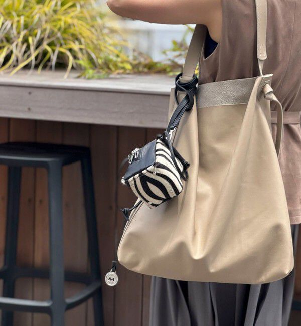 NOLLEY'S「【MARCO MASI/ マルコマージ】ミニキューブゼブラバッグ」|ショルダー・メッセンジャー|