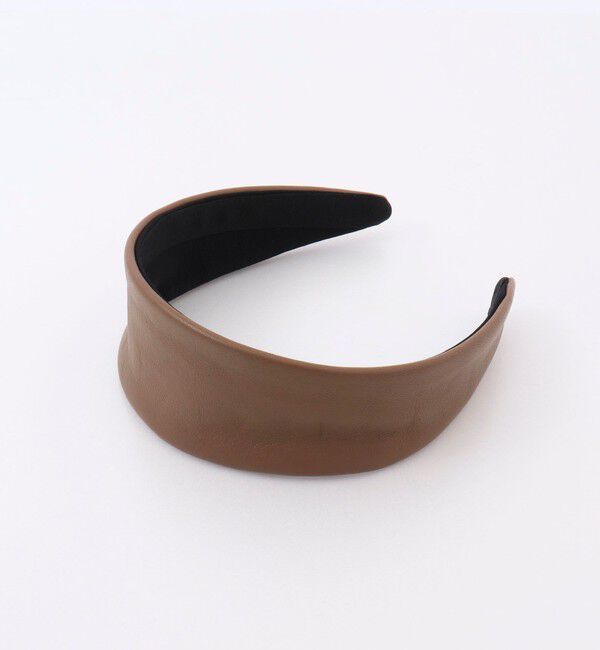 NOLLEY'S「【JENNIFER OUELLETTE/ジェニファーオレット】レザーカチューシャ」|カチューシャ|ブラウン