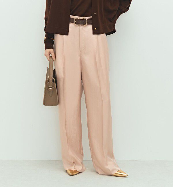 NOLLEY'S「ウォッシャブルサテンワイドパンツ」|その他|