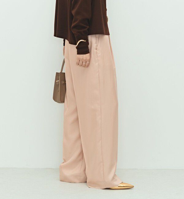 NOLLEY'S「ウォッシャブルサテンワイドパンツ」|その他|