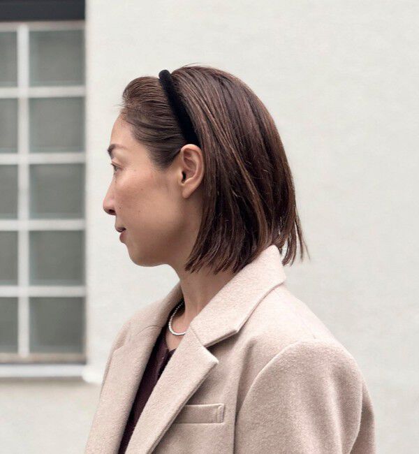 NOLLEY'S「【PR阿部☆別注】ベロアカチューシャスリム」|カチューシャ|