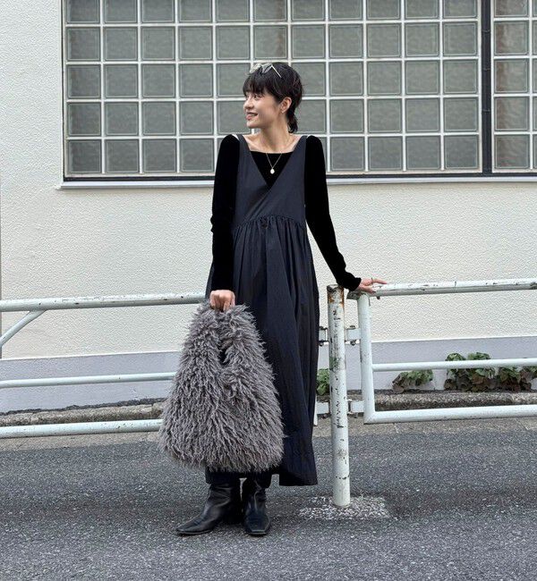 Rie Miller「【PR林☆別注】チベットラムフェイクファーバッグ」|ショルダー・メッセンジャー|