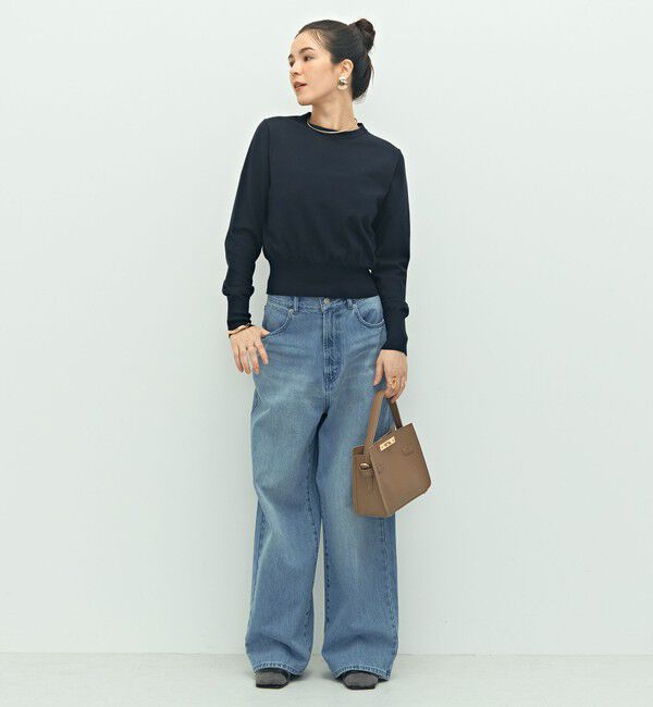 NOLLEY'S「《手洗い可能》襟レース2WAYプルオーバーニット」|ニット・セーター|