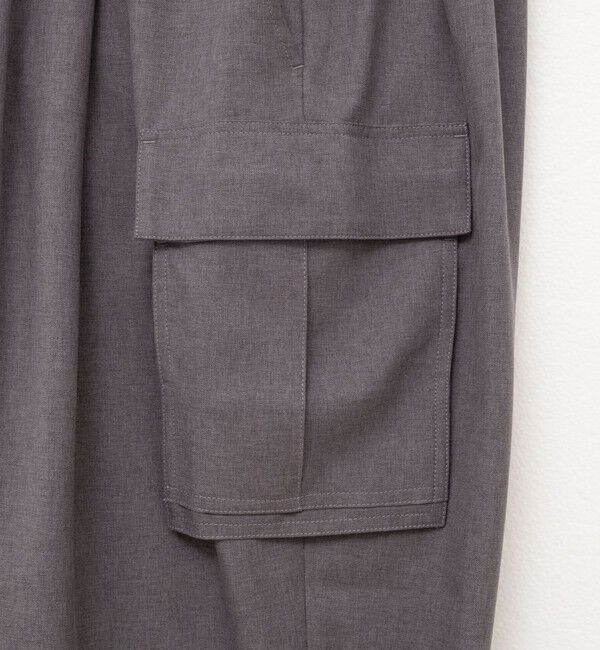 Rie Miller「《セットアップ対応》ウォッシャブルソフトカーゴパンツ」|カーゴ|