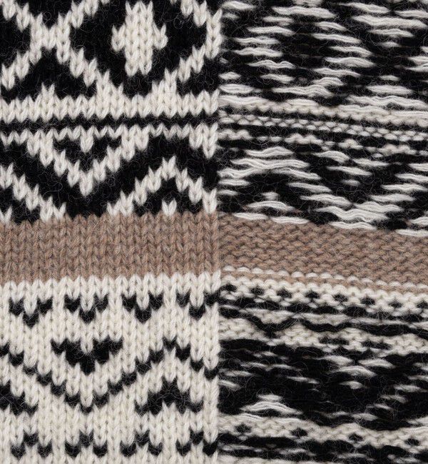 Rie Miller「ノルディック柄2WAYベスト」|ベスト・ジレ|