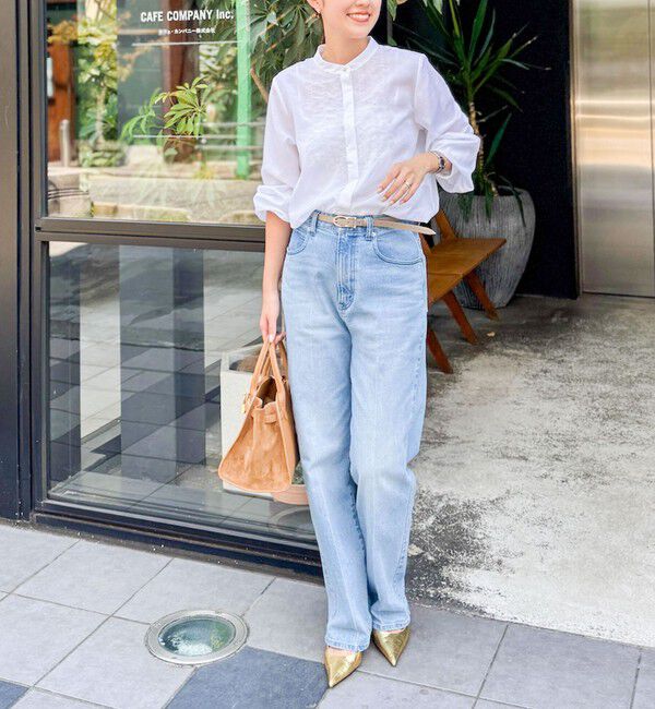 NOLLEY'S「ウォッシャブル前チュールフリルブラウス」|シャツ・ブラウス|