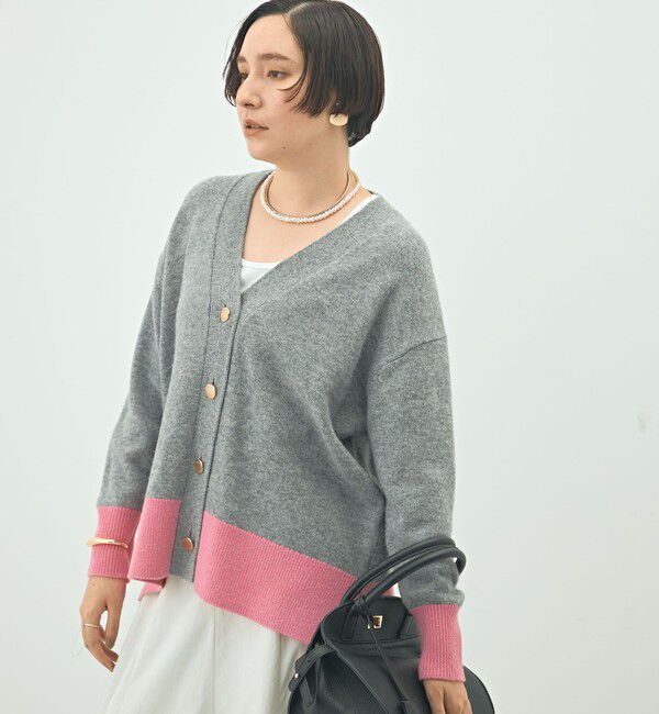 NOLLEY'S「5GノアリスゆったりVネックカーディガン」|カーディガン|