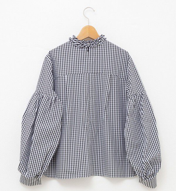 NOLLEY'S「【MARILYN MOON/マリリーンムーン】タックフリルボリュームブラウス」|シャツ・ブラウス|