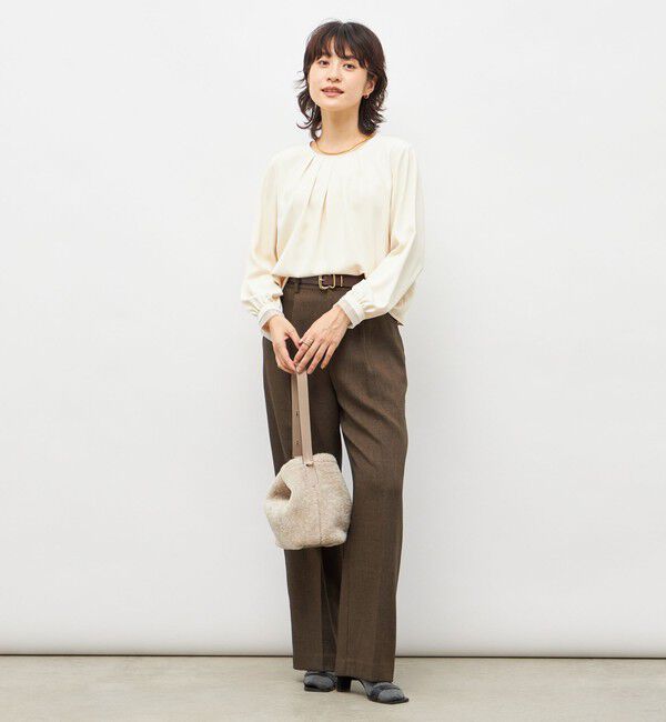 NOLLEY'S「ウォッシャブル2WAYストレッチブラウス」|シャツ・ブラウス|