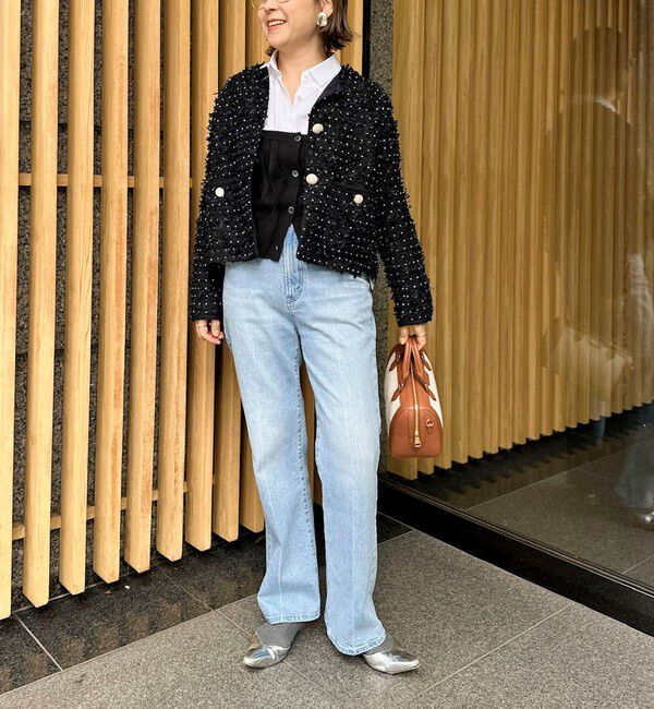 Rie Miller「【RM denim】センタープレスデニム」|デニム|