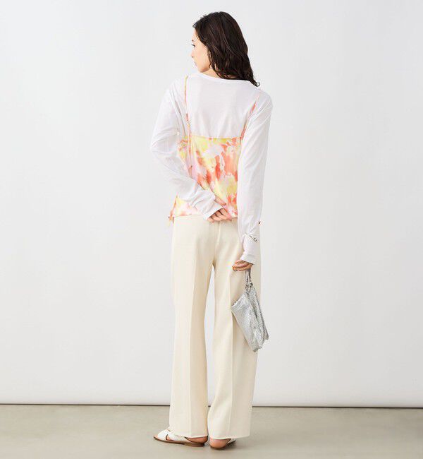 NOLLEY'S sophi「ウォッシャブルブラープリントキャミブラウス」|キャミソール|