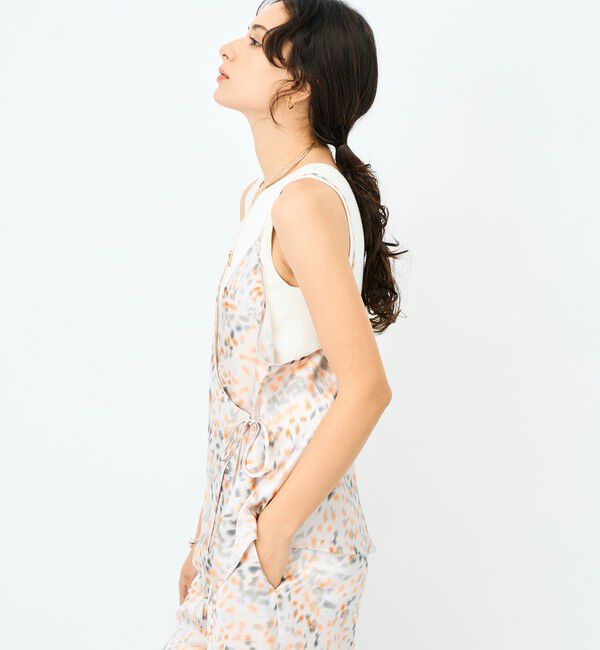 NOLLEY'S sophi「ウォッシャブルブラープリントキャミブラウス」|キャミソール|