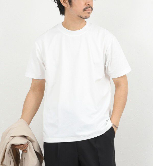 NOLLEY'S goodman「クイックドライTシャツ / 吸水速乾 / クルーネック / 26SS」|Tシャツ・カットソー|ホワイト