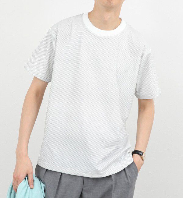 NOLLEY'S goodman「クイックドライTシャツ / 吸水速乾 / クルーネック / 26SS」|Tシャツ・カットソー|ホワイト系その他