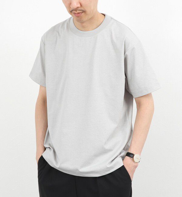 NOLLEY'S goodman「クイックドライTシャツ / 吸水速乾 / クルーネック / 26SS」|Tシャツ・カットソー|ライトグレー