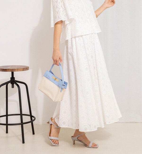 NOLLEY'S「《セットアップ対応》ウォッシャブルレースフレアスカート」|フレア|