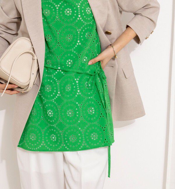 NOLLEY'S「ウォッシャブルレースキャミチュニック」|キャミソール|