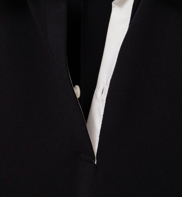 NOLLEY'S sophi「ウォッシャブルポロ襟ダンボールフレアワンピース」|ワンピース|