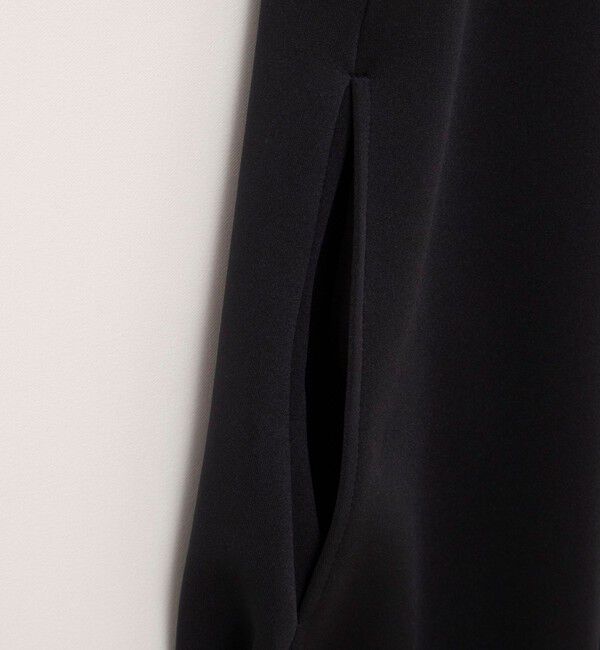 NOLLEY'S sophi「ウォッシャブルポロ襟ダンボールフレアワンピース」|ワンピース|