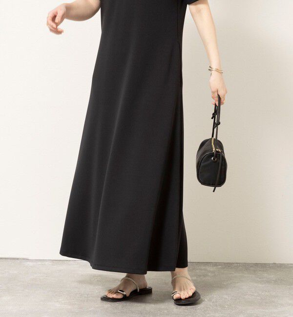 NOLLEY'S sophi「ウォッシャブルポロ襟ダンボールフレアワンピース」|ワンピース|