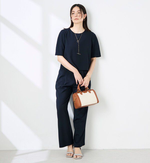 NOLLEY'S「《セットアップ対応》ウォッシャブル麻調ワイドパンツ」|その他|