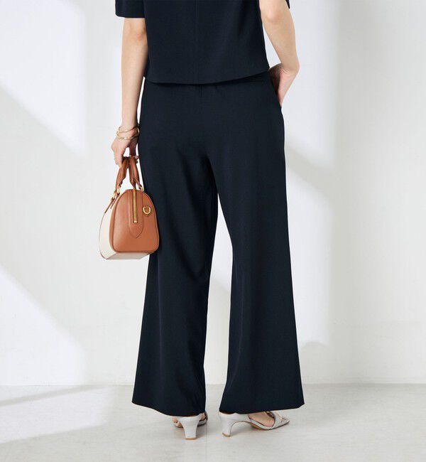 NOLLEY'S「《セットアップ対応》ウォッシャブル麻調ワイドパンツ」|その他|