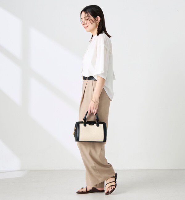 NOLLEY'S「《セットアップ対応》ウォッシャブル麻調ワイドパンツ」|その他|