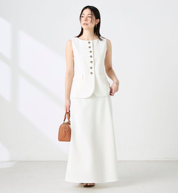 NOLLEY'S sophi「《セットアップ対応》ウォッシャブルドライシャンタンジレ」|ベスト・ジレ|