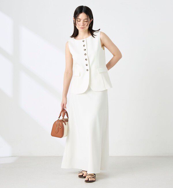 NOLLEY'S sophi「《セットアップ対応》ウォッシャブルドライシャンタンジレ」|ベスト・ジレ|