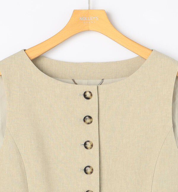 NOLLEY'S sophi「《セットアップ対応》ウォッシャブルドライシャンタンジレ」|ベスト・ジレ|