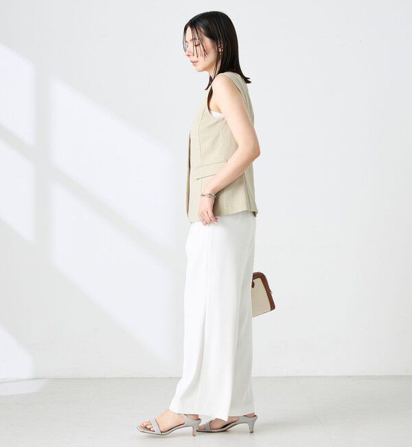 NOLLEY'S sophi「《セットアップ対応》ウォッシャブルドライシャンタンジレ」|ベスト・ジレ|