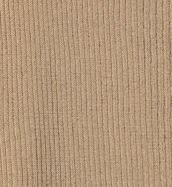 NOLLEY'S sophi「《手洗い可能》綿アセリブ半袖Vネックカーディガン」|カーディガン|