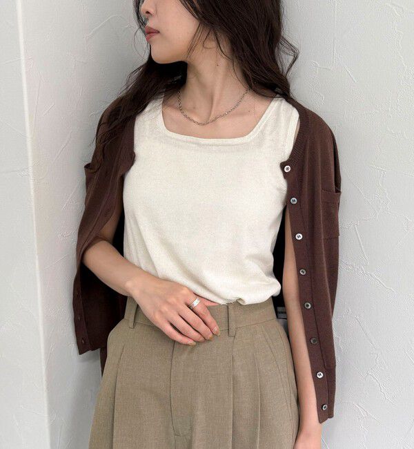 fredy emue「ラメニットタンクトップ」|タンクトップ|