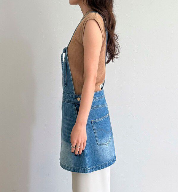 fredy emue「デニムサロペットチュニック」|オールインワン|