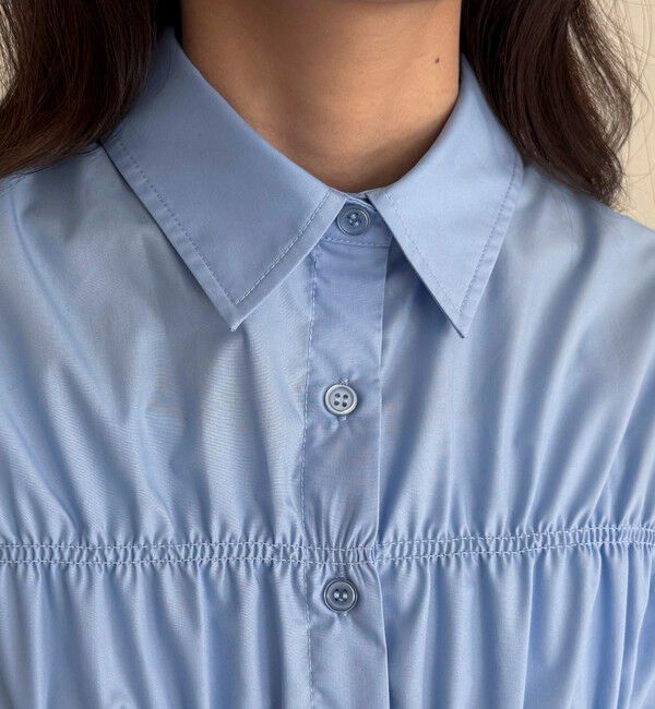 fredy emue「【@sora_522m企画】シャーリングシャツ」|シャツ・ブラウス|