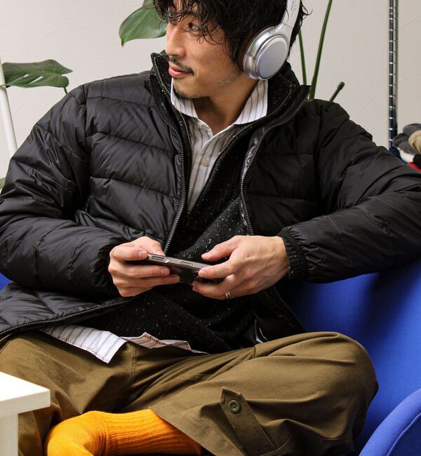 GLOSTER「【新型/UNISEX/5カラー展開】GLOSTER別注 TAION ダブルジップダウンジャケット」|ダウン|ブラック