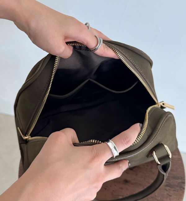 fredy emue「台形ファスナーボストンバッグ」|ショルダー・メッセンジャー|