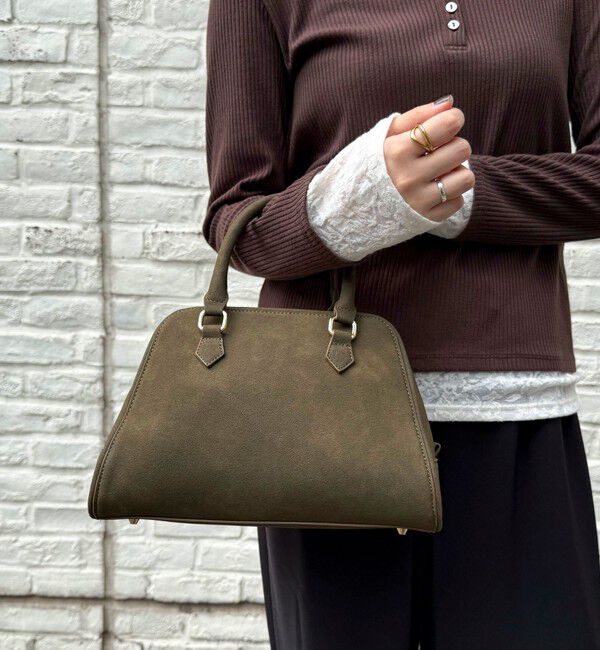 fredy emue「台形ファスナーボストンバッグ」|ショルダー・メッセンジャー|