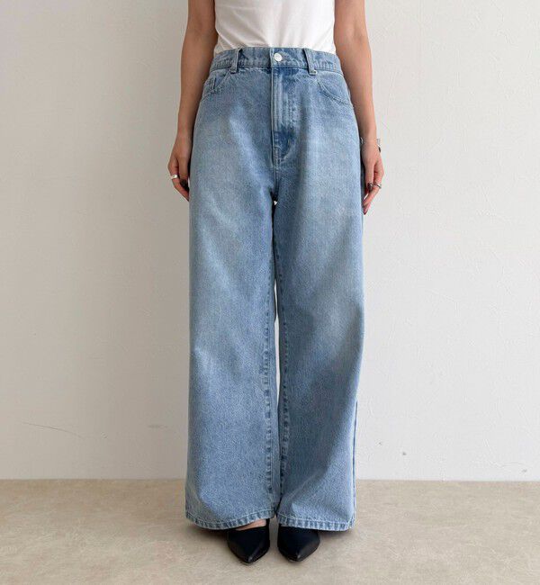 fredy emue「ドロストデニムパンツ」|デニム|