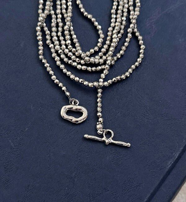 fredy emue「小粒ビーズマンテルロングネックレス」|ネックレス|