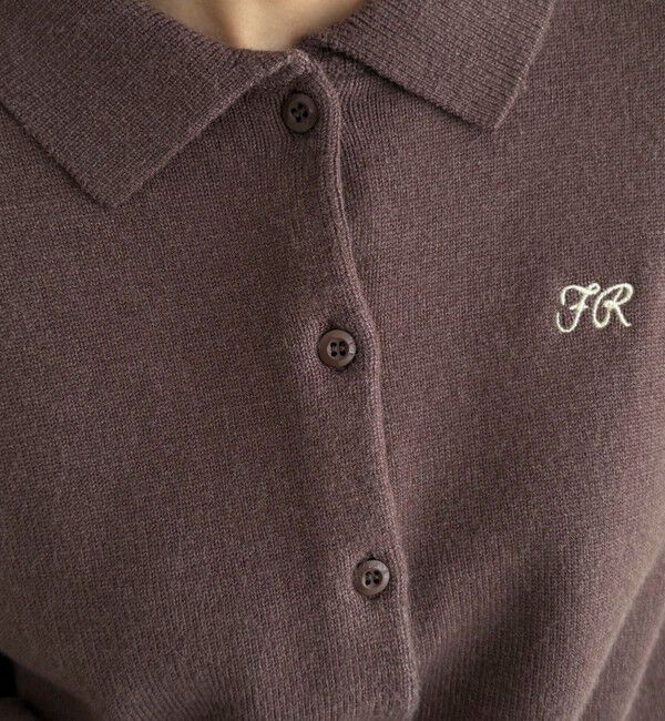 fredy emue「ニットシャツカーディガン バブーシュカ付き」|ニット・セーター|