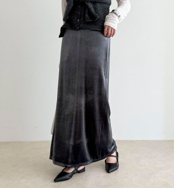 fredy emue「ベロアタイトスカート」|スカート|